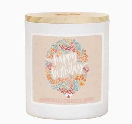 Happy Birthday Balloon Candle Birthday Cake