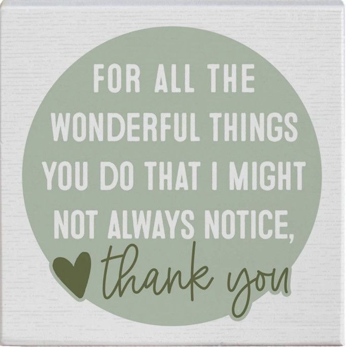 Notice Thank You Block