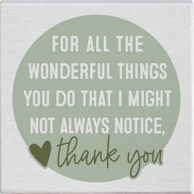 Notice Thank You Block