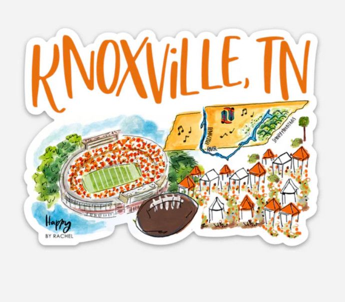 Knoxville College Town Sticker