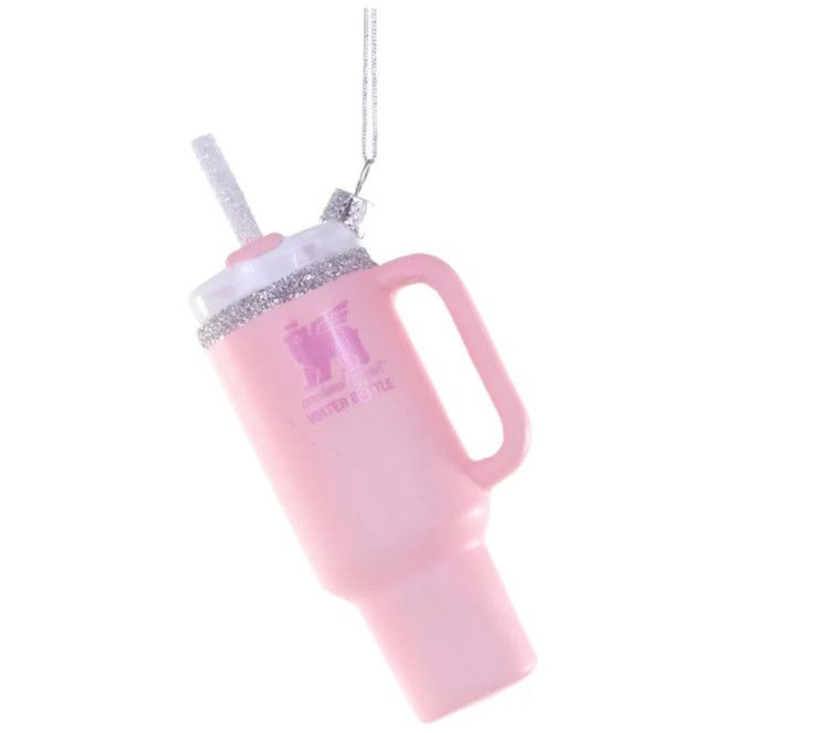 Pink Beverage Tumbler Ornament