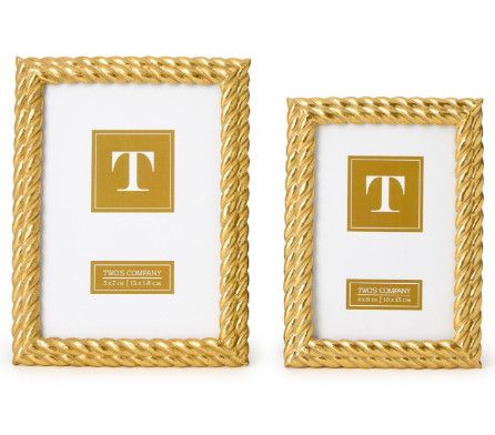 Gold Double Rope Frame