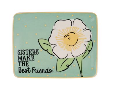 Sisters Best Friends Trinket Tray