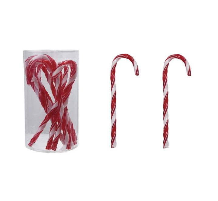 Candy Cane Drink Stirrers Boxed Set of 10
