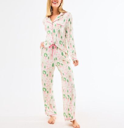 Charlotte Home for Christmas Pajama Set, Size: XS