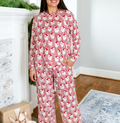 Annie Santa Baby Pajama Set | Red