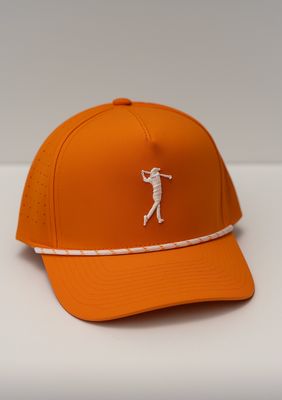 Orange Golf Hat