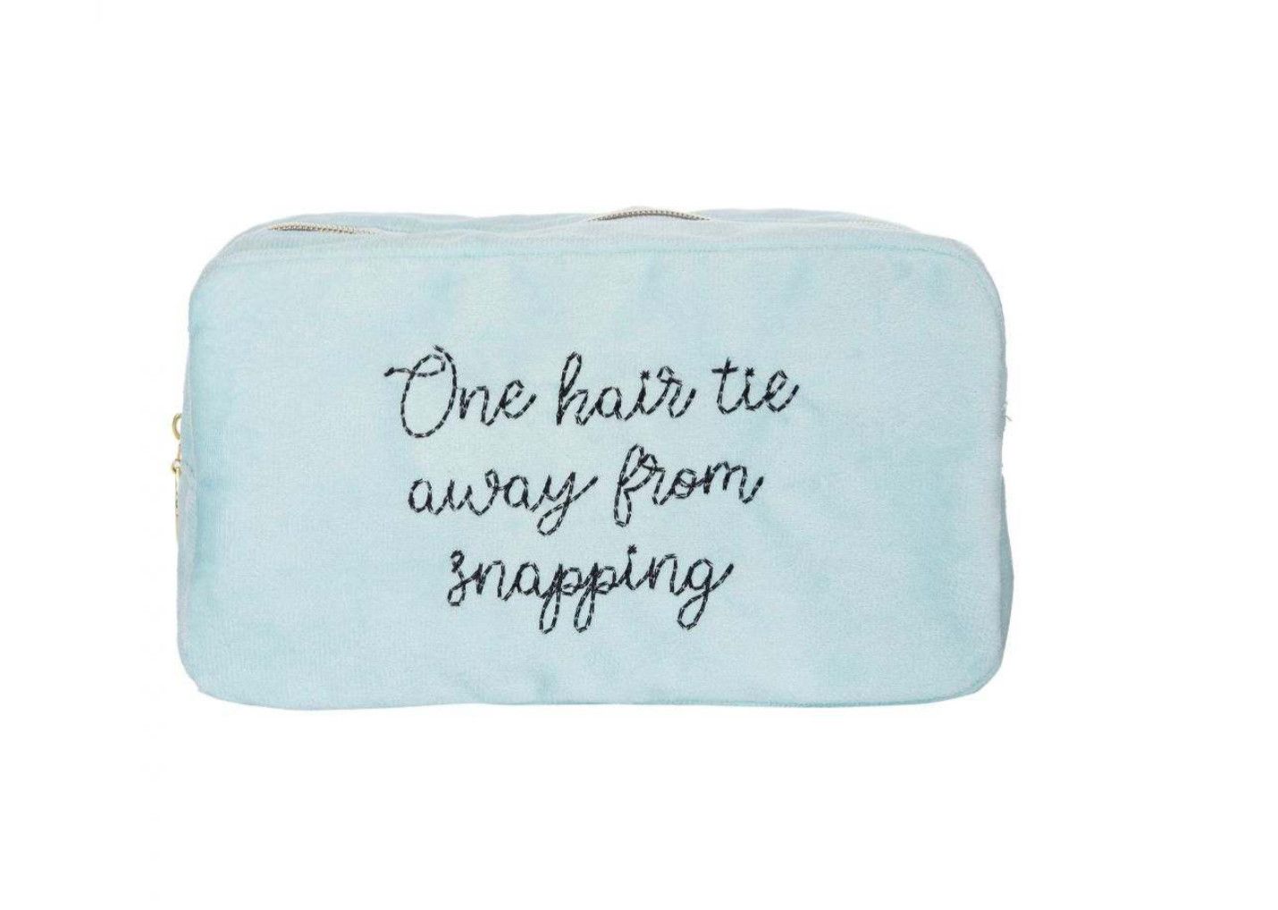 Large Velvet Bag | One Hair Tie Away