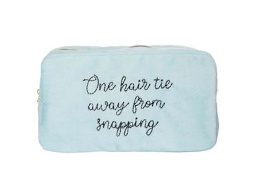 Large Velvet Bag | One Hair Tie Away