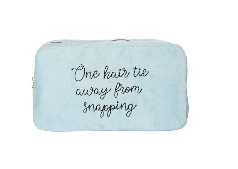 Large Velvet Bag | One Hair Tie Away