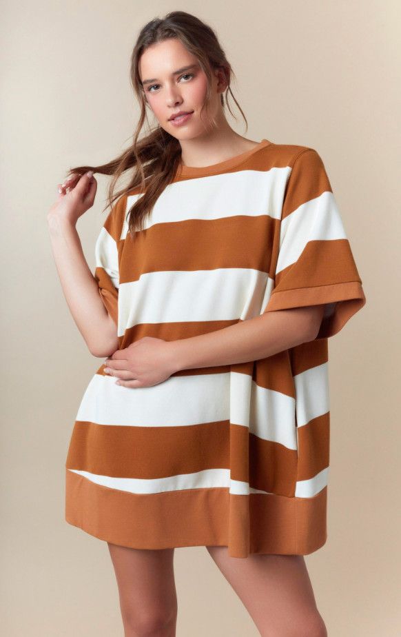 The Jackie French Terry Mini Dress, Size: S