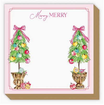 Luxe Notepad | Merry Merry Christmas Tree