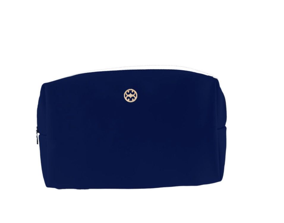 Lets Face It Floral Bag | Navy