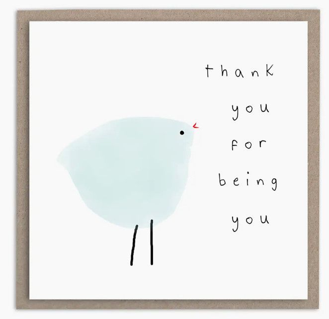 Enclosure Card | Thank You For Being You