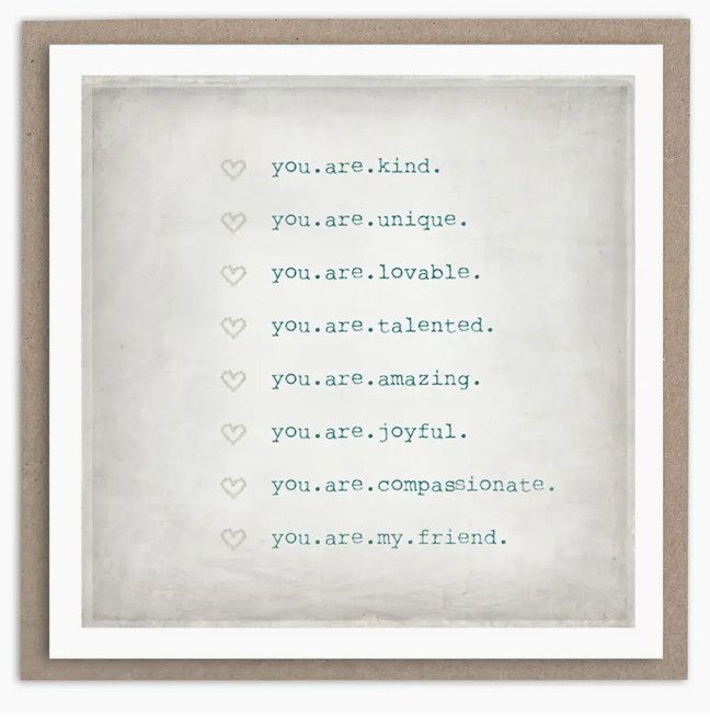 Enclosure Card |You Are My Friend