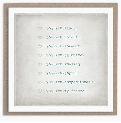 Enclosure Card |You Are My Friend
