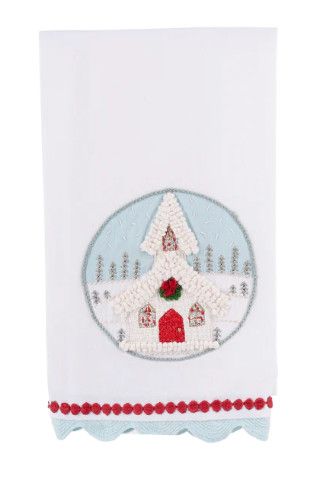 Christmas Church Tea Towel