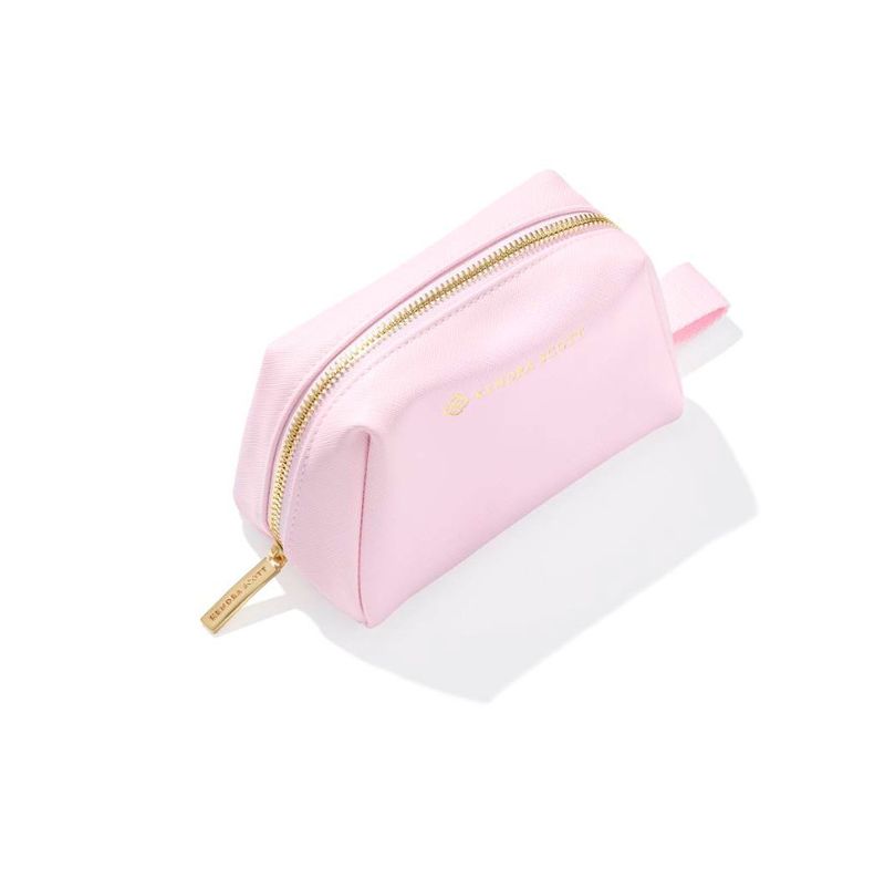Kendra Scott Small Cosmetic Zip Case Pink