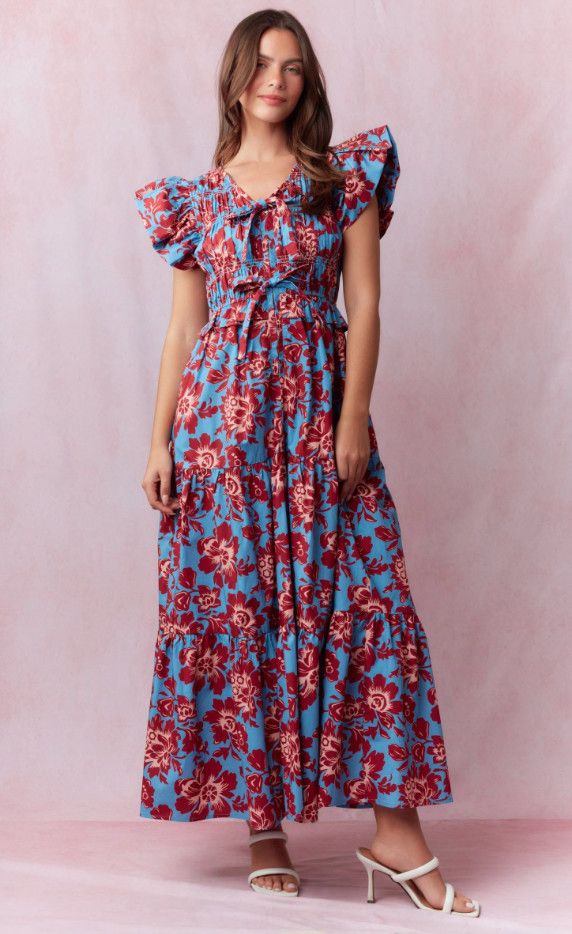 The Sissy Poplin Midi Dress, Size: S