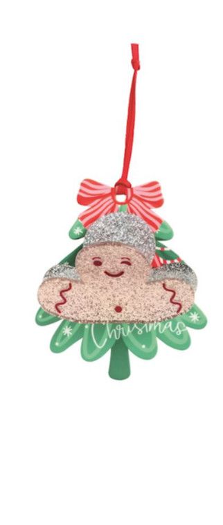 Holiday Claw Clip, Color: Gingerbread