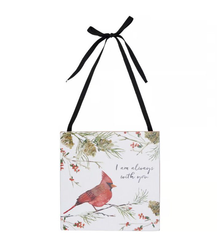 Cardinal Always with You Hanging Decor