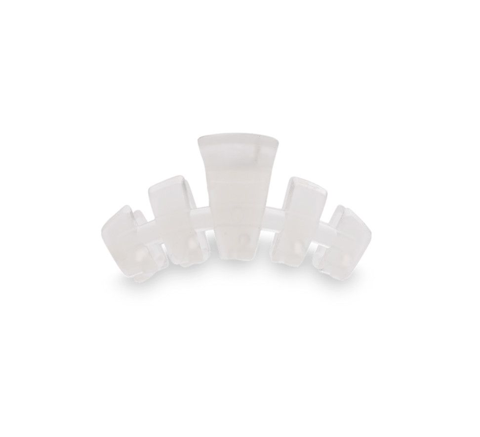 Teleties™ Classic Hair Clip | Coconut White, Size: Tiny