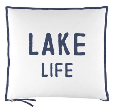Lake Life Square Accent Pillow