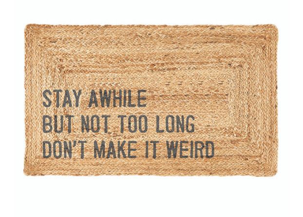 Jute Doormat | Make it Weird