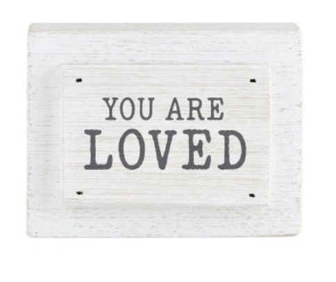 You are Loved Wood Block | 4x3