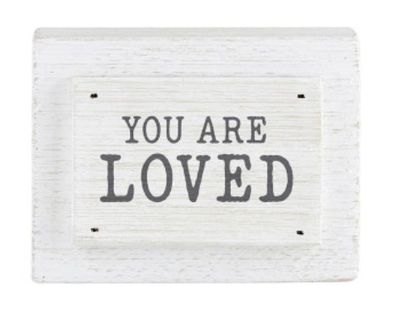 You are Loved Wood Block | 4x3