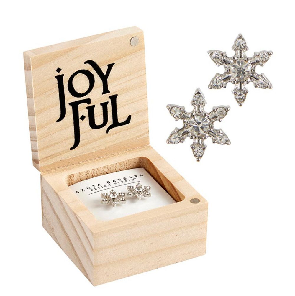 Holiday Treasure Box Earrings, Color: Joyful