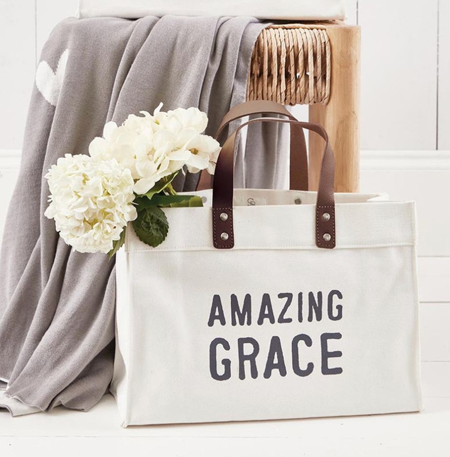 Amazing Grace Canvas Tote