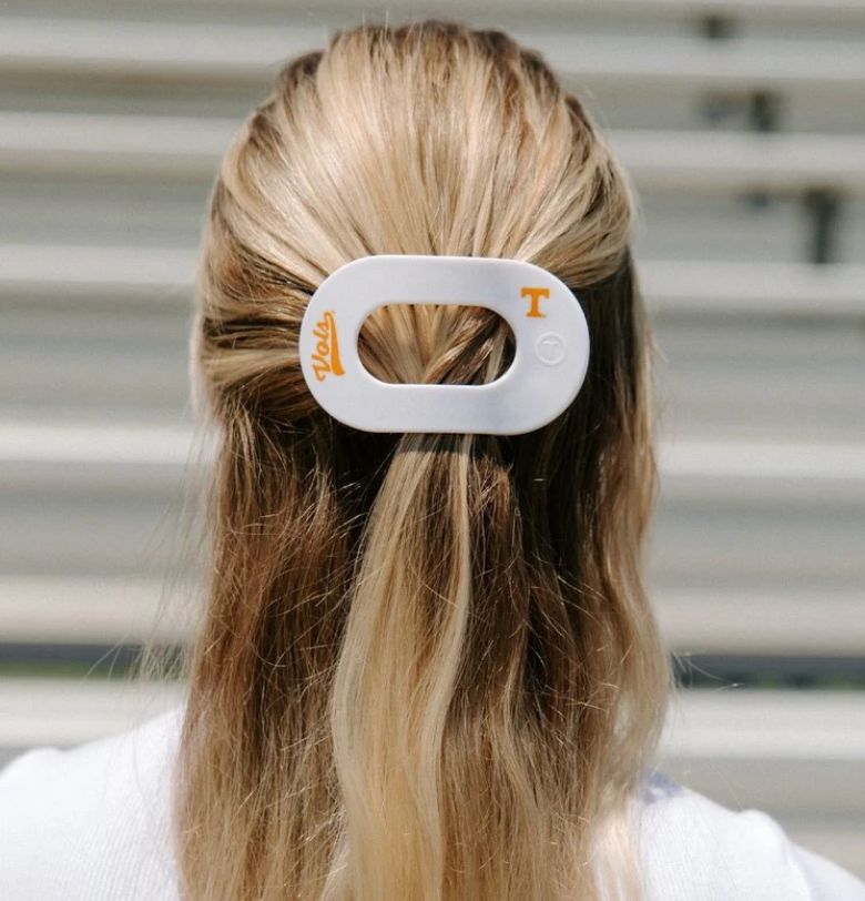 Teleties™ Flat Round Hair Clip | Go Vols!