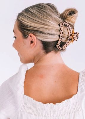 Teleties™ Open Hair Clip | Blonde Tortoise