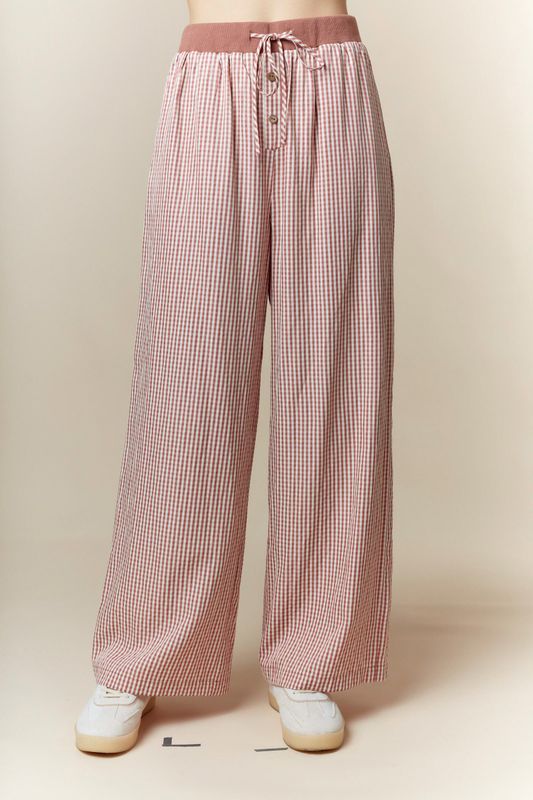 The Gracie Gingham Pants