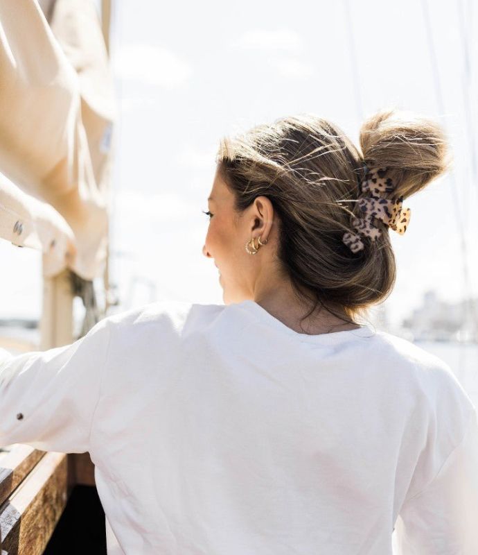 Teleties™ Classic Hair Clip | Blonde Tortoise