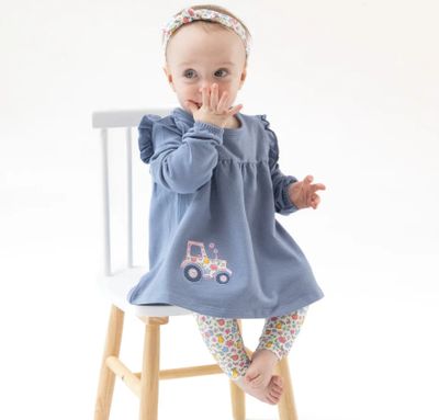 Fall Fruit Ruffle Tunic and Legging