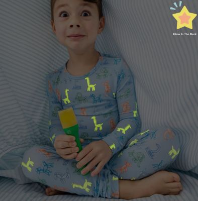 Magnetic Me™ Party Animals Glow in the Dark Pajama Set