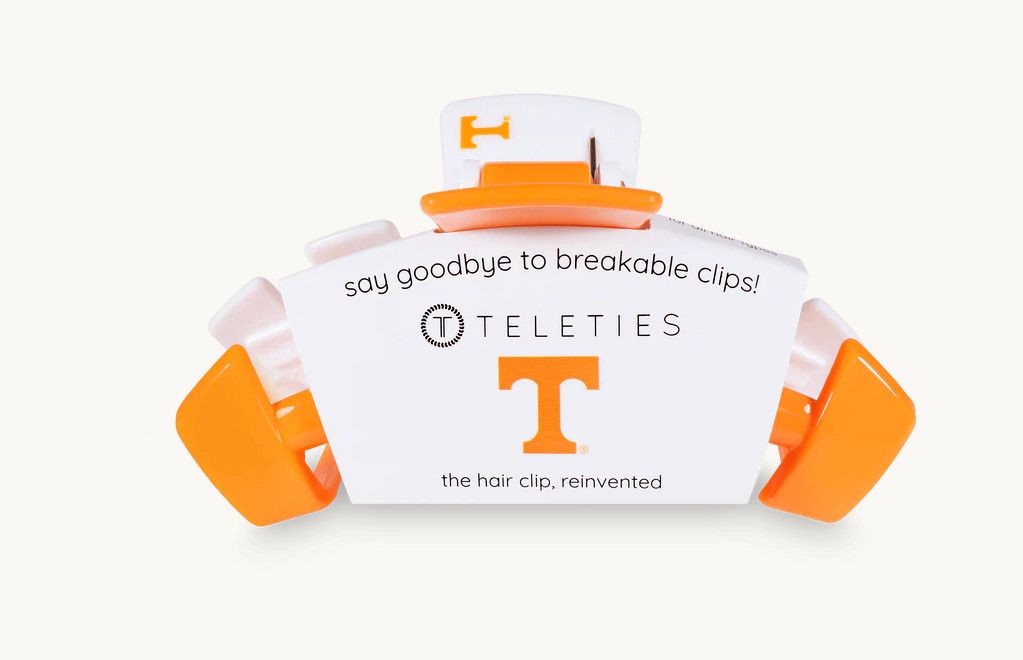 Teleties™ Classic Hair Clip | University of Tennessee Licensed, Size: Large