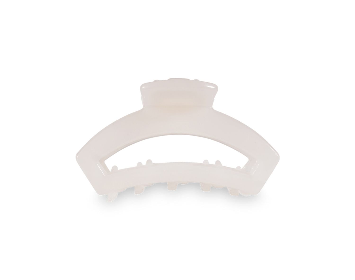 Teleties™ Open Hair Clip | Coconut White, Size: Tiny