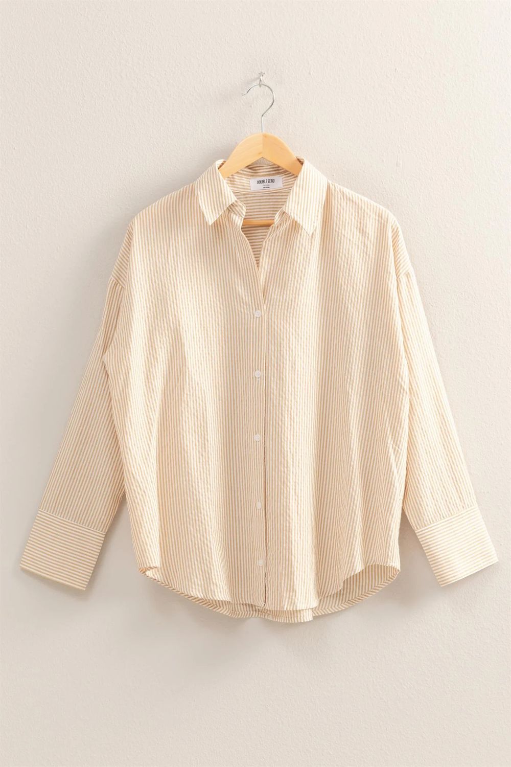 The Sailor Top, Color: Taupe/White, Size: S