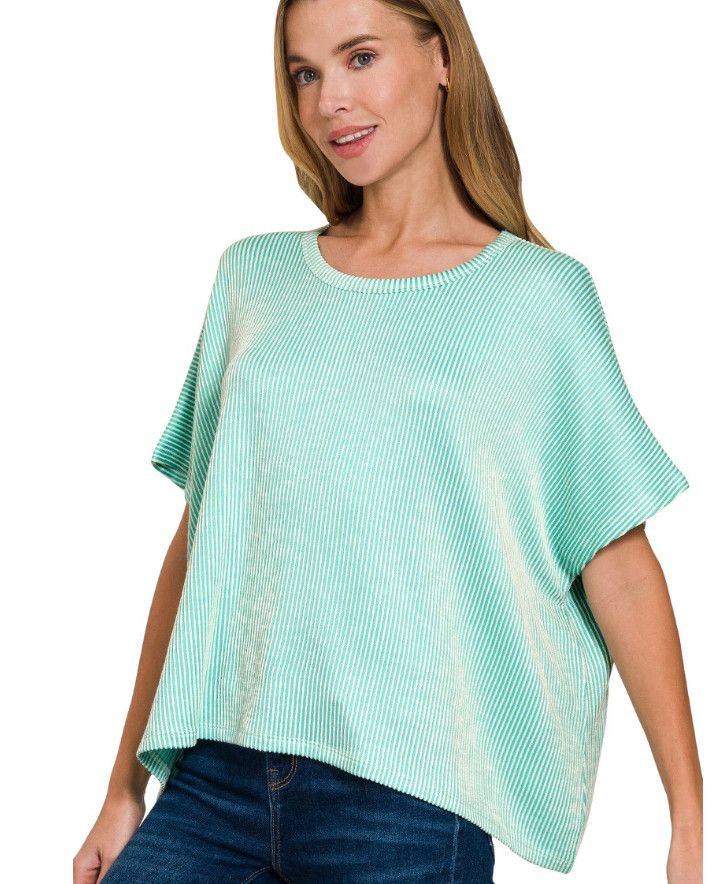 The Tahiti Top, Color: Mint, Size: S/M