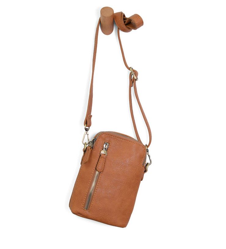 Jolene Crossbody Phone Bag, Color: Cedar