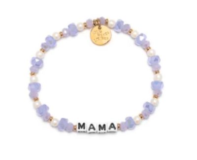 Mama White Lullaby | Little Words Bracelet
