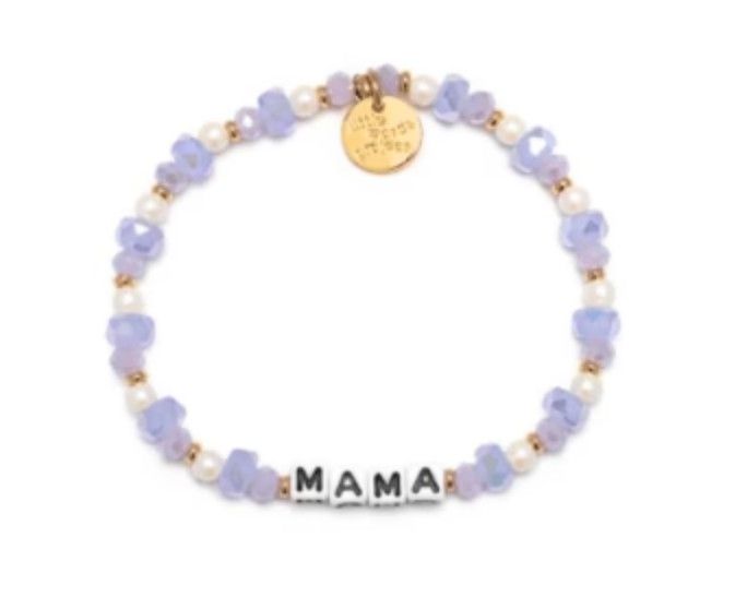 Mama White Lullaby | Little Words Bracelet