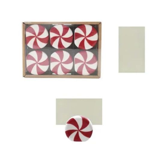 Boxed Candy Shaped Place Card/Photo Holder | Set of 6