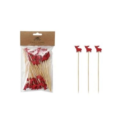 Deer Shaped Bamboo Skewers
