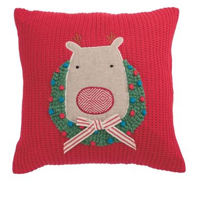 Reindeer Christmas Pillow