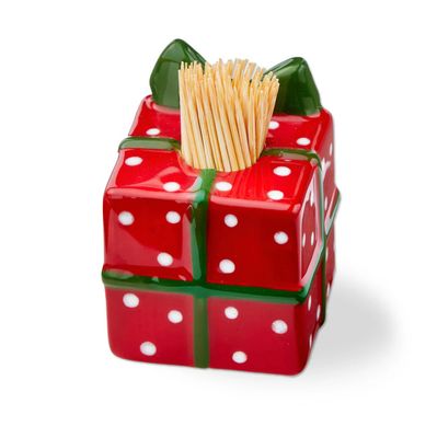 Present Toothpick Holder Set