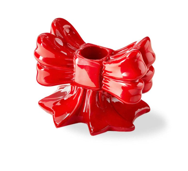 Very Merry Bow Taper Holder